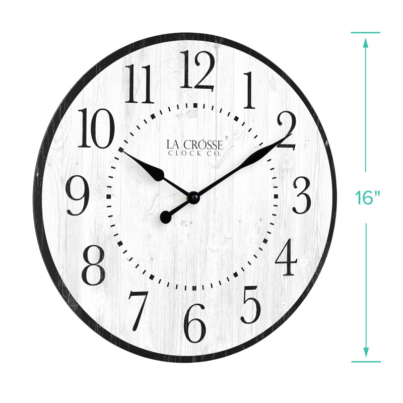 La Crosse Technology Avannah 15.75" Quartz Wall Clock Wayfair